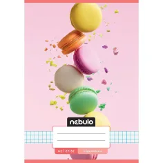 Nebulo: Cuaderno de cuadros con diseño de macarons A/5 27-32