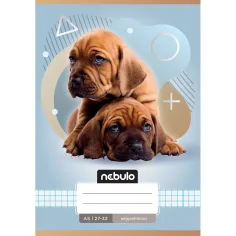 Nebulo: Cuaderno de cuadros con dos perros A/5 27-32