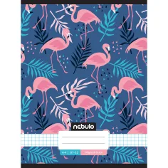Nebulo: Cuaderno de flamenco a cuadros con estampado 87-32 A/4