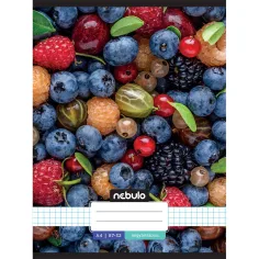 Nebulo: Cuaderno de frutas con cuadros cosidos 87-32 A/4