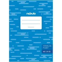 Nebulo: Cuaderno de líneas cosido 21-32 A5