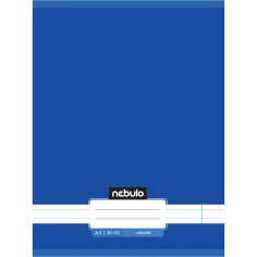 Nebulo: Cuaderno de líneas cosido color azul océano 81-32 A/4