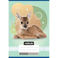 Nebulo: Cuaderno de líneas de Bambi para 4º grado A/5 21-32