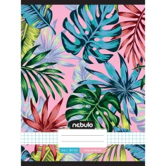 Nebulo: Cuaderno de palmera colorida con cuadros 87-32 A/4