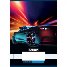 Nebulo: Cuaderno encolado de líneas para 3er grado A5 12-32 Diseños geniales - Coches