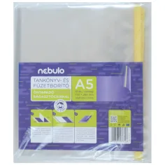 Nebulo: Cubierta de cuaderno A5 de 10 unidades autoadhesivas de plástico liso