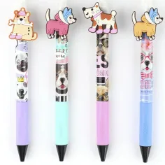 Nebulo: Darling Dogs bolígrafo de gel borrable con diseño de perro en varias versiones 1ud