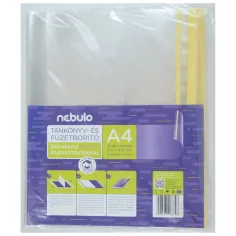 Nebulo: Funda para cuadernos A4 de 10 unidades autoadhesivas lisas