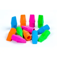 imagen de Nebulo: Set de 12 gomas de borrar de colores para lápices 2