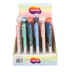 Nebulo: Lápiz de colores de animales del bosque, portaminas 0,5mm varios 1ud