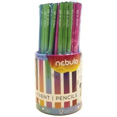 Nebulo: lápiz de grafito triangular con degradado HB en varias versiones 1ud