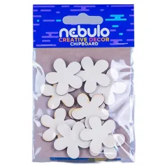 Nebulo: Mini flores decoración de cartón set de 10 piezas