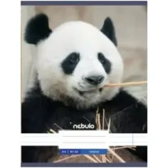 Nebulo: Panda cuaderno liso A4 80-32
