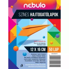 Nebulo: Papel de plegado de colores 50 hojas 12x16cm 80g