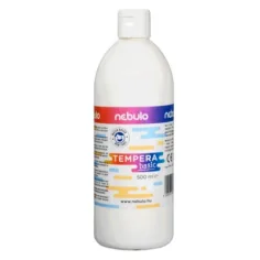 Nebulo: Pintura tempera líquida blanca en botella de 500ml