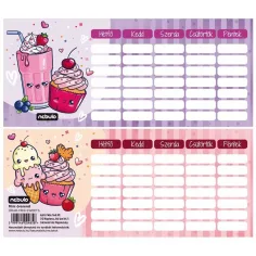 Nebulo: Sweets horario mini de una cara y dos caras