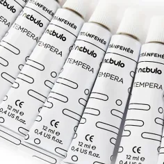 Nebulo: Témpera blanca de titanio 12ml 1ud
