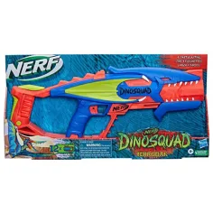 Nerf Dinosquad Terrodak lanzador de dardos de espuma con 12 proyectiles - Hasbro