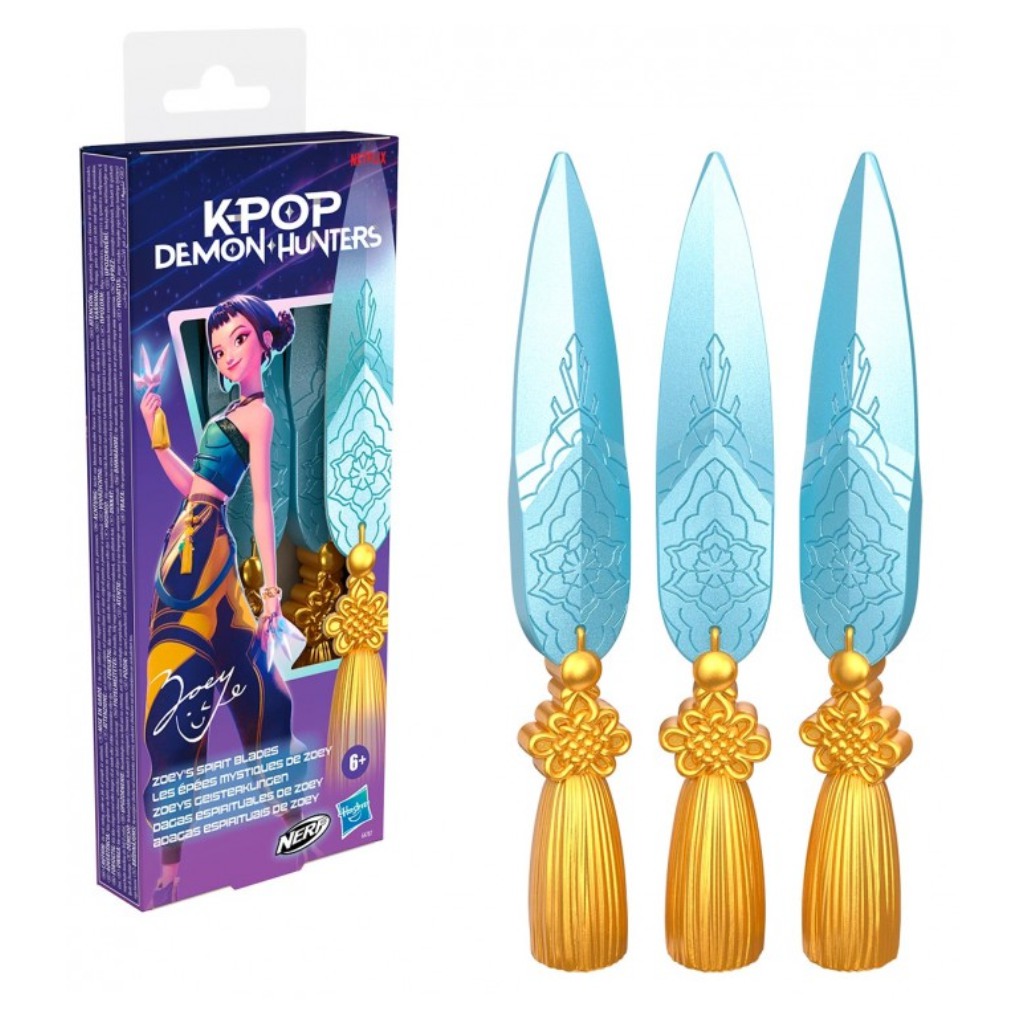 Nerf K-Pop Cazadores de Demonios: Zoey las Hojas Fantasma - Hasbro