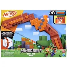Nerf: Minecraft arco de dardos de espuma - Hasbro