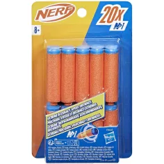 Nerf: N-Series: Recarga de dardos de espuma de 20 unidades - Hasbro