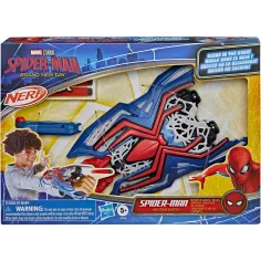 Nerf: Spider-Man Nueva día Web Strike Blaster lanzador de esponja – Hasbro