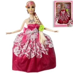 Nicky: Muñeca de moda princesa con bolso de 30 cm en dos versiones