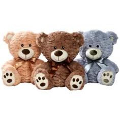 Nicotoy: Oso de peluche sentado en varias versiones de color 25cm 1ud – Simba Toys