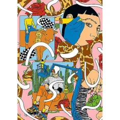 imagen de No pain, No painting puzzle de tacto suave de terciopelo de 500 piezas - Trefl 2