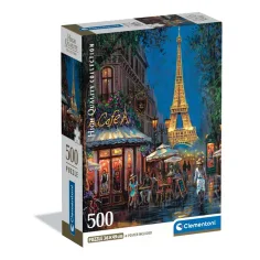 Noche en la Torre Eiffel puzzle compacto de 500 piezas - Clementoni