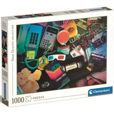 Nostalgia de los años 80 HQC puzzle de 1000 piezas - Clementoni
