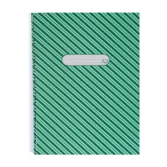 Novum cuaderno espiral liso A/4 80 hojas