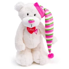 Osito Theodor de peluche blanco 35cm - Lumpin