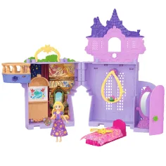 Palacio de Princesas Disney mini Rapunzel con muñeca - Mattel