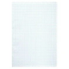 Papel cuadriculado francés A/3 de tamaño 20 hojas