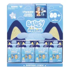 Paquete sorpresa Bluey Fuzzies con 2 figuras