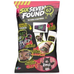 Paquete sorpresa de pegatinas y tatuajes Six-Seven Found