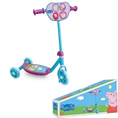Patinete de tres ruedas de Peppa Pig - Mondo Toys