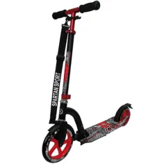 Patinete Jumbo II negro-rojo - Spartan