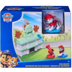 Paw Patrol: Fire Rescue set de juego de bomberos con figura de Marshall – Spin Master