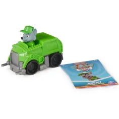 Paw Patrol: Rescue Racers Rocky con camión de basura - Spin Master