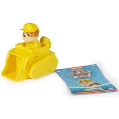Paw Patrol: Rescue Racers Rubble con vehículo de trabajo - Spin Master