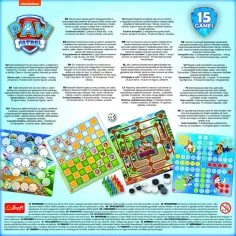 imagen de Paw Patrol 15 en 1 colección de juegos de mesa - Trefl 4
