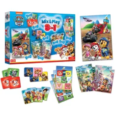 imagen de Paw Patrol 8 en 1 juego de mesa colección - Trefl 2