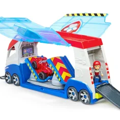 imagen de Paw Patrol: Camión de transporte de equipo de misión con sonido, figura de Ryder y su vehículo - Spin Master 5