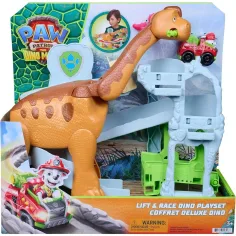 Paw Patrol Dino Movie - Gran set de juego de pista de vehículos Dino - Spin Master