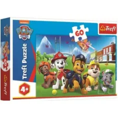 Paw Patrol: El equipo en el jardín rompecabezas de 60 piezas - Trefl