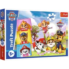 Paw Patrol: El poder de la amistad rompecabezas de 100 piezas - Trefl
