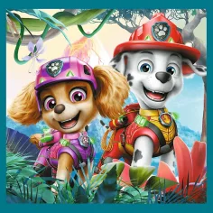 imagen de Paw Patrol Isla de Dinosaurios - 3 en 1 rompecabezas de 20, 36, 50 piezas - Trefl 2