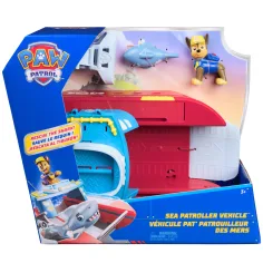 Paw Patrol: Juego de barco de rescate con figura de Chase - Spin Master
